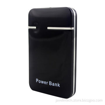 New 5000mAh Li-polymer Battery Power Bank, 2 Times Charging for iPhone 5S, with 5-color LED Torch